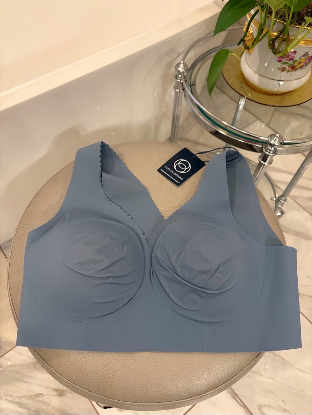 Evelyn Bobbie Evelyn Bra Seamless Wirefree EB Core Size L NWT